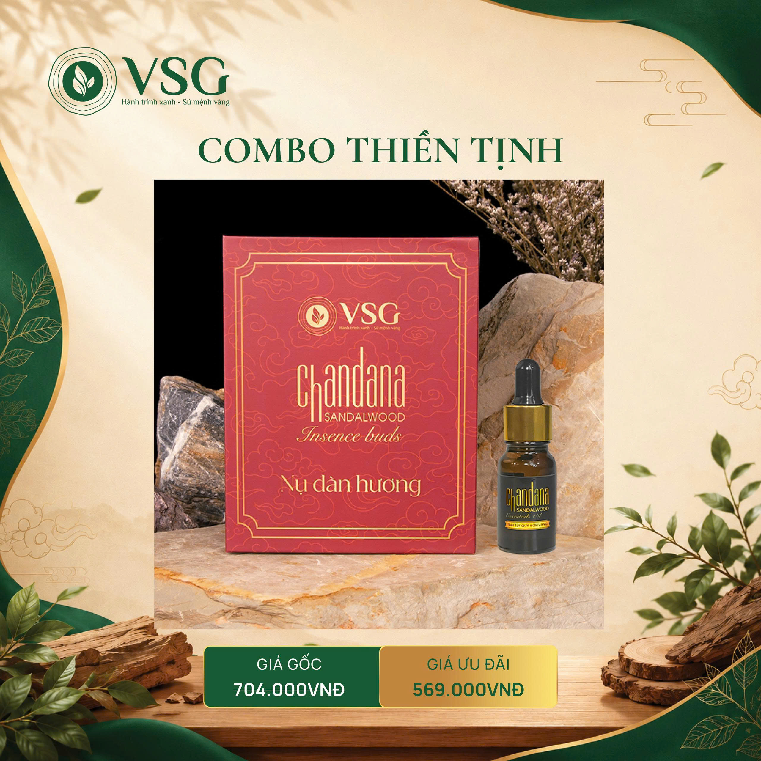 CTKM Hương Tịnh Tâm — Mùa Vu Lan | Hương & Tinh Dầu Đàn Hương Nguyên Chất