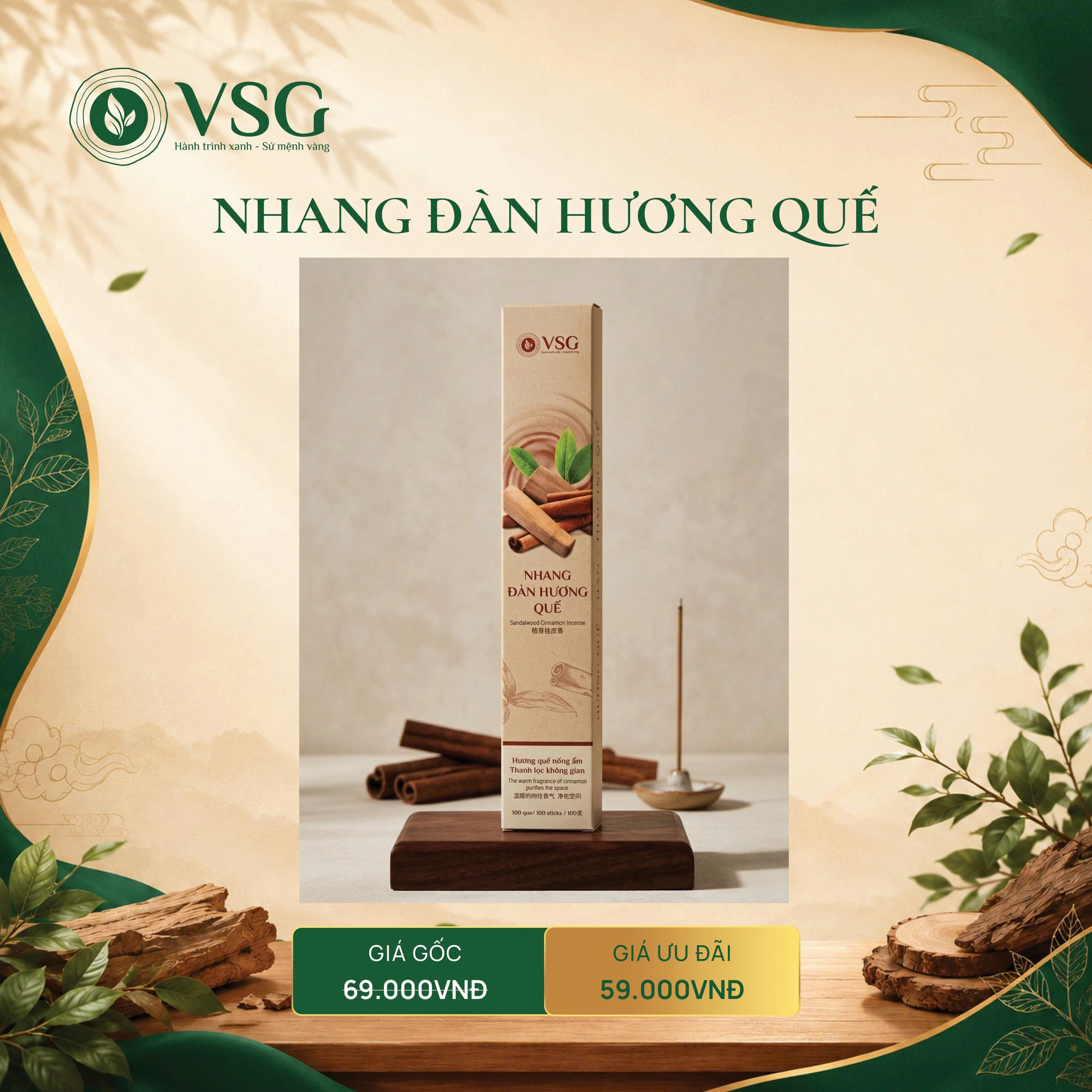 CTKM Hương Tịnh Tâm — Mùa Vu Lan | Hương & Tinh Dầu Đàn Hương Nguyên Chất