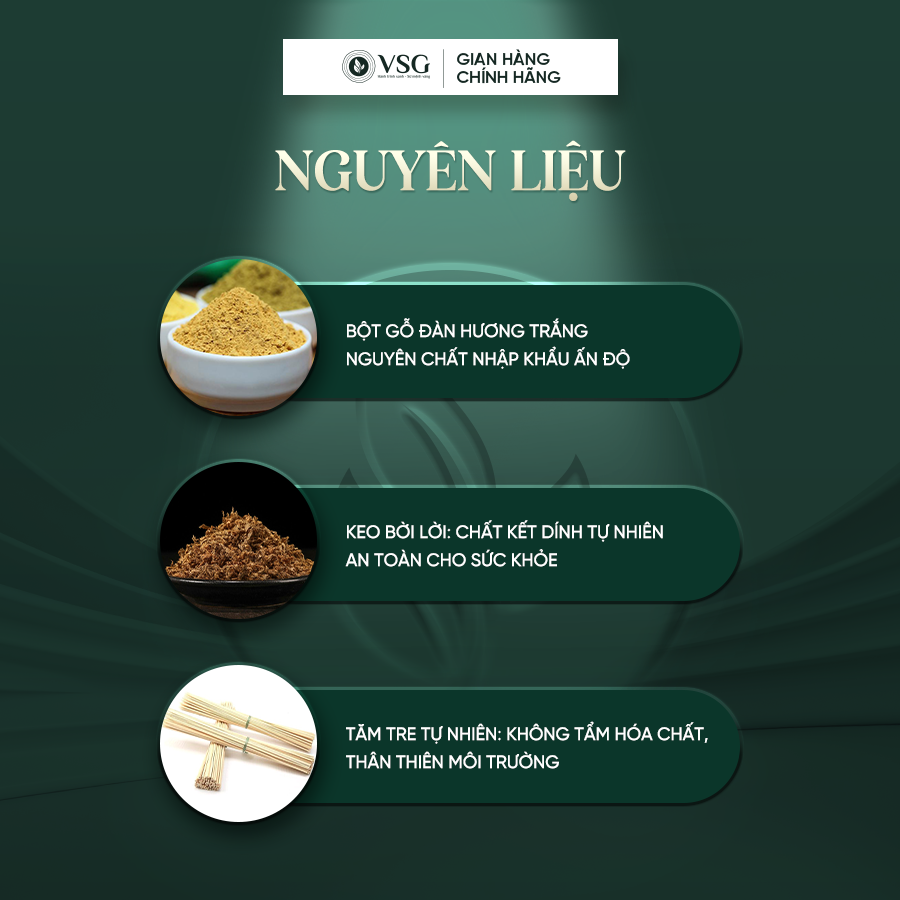 Nhang Đàn hương Ấn Độ 25 cây