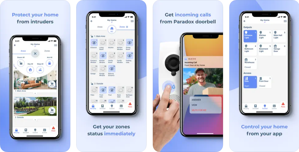 BlueEye Mobile App for iOS™ and Android™