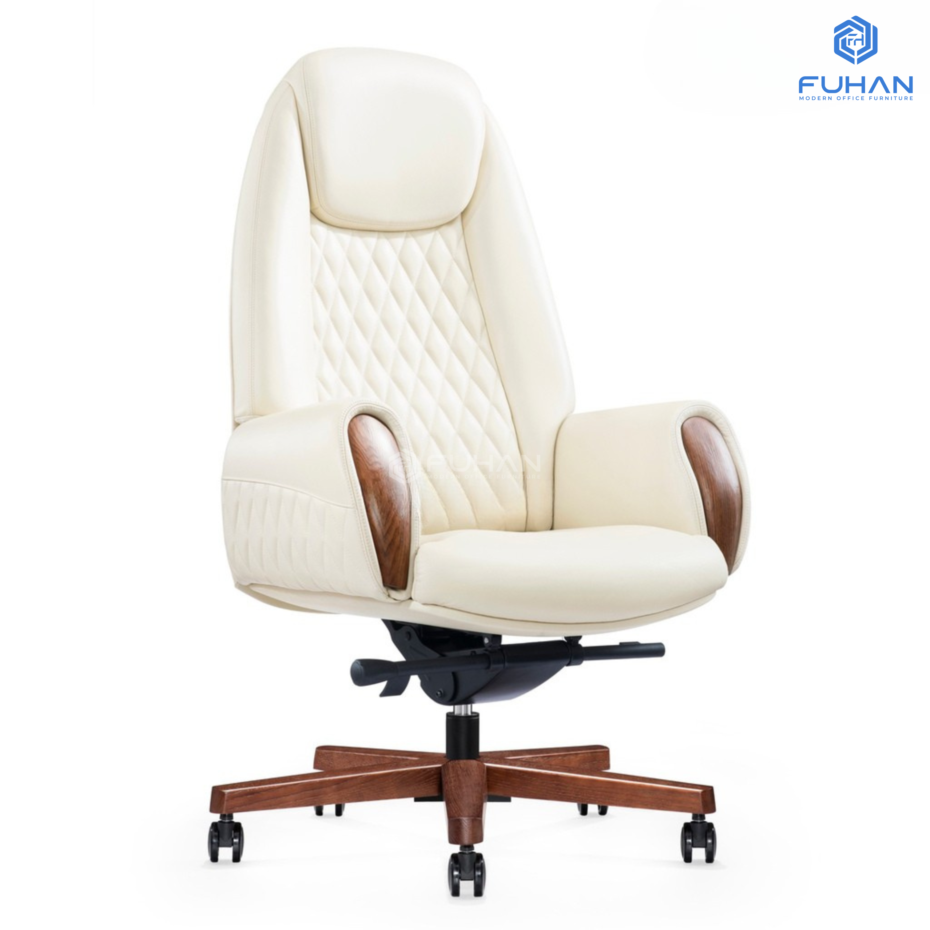 Ghế lãnh đạo da bò Italy Furic FC-F183