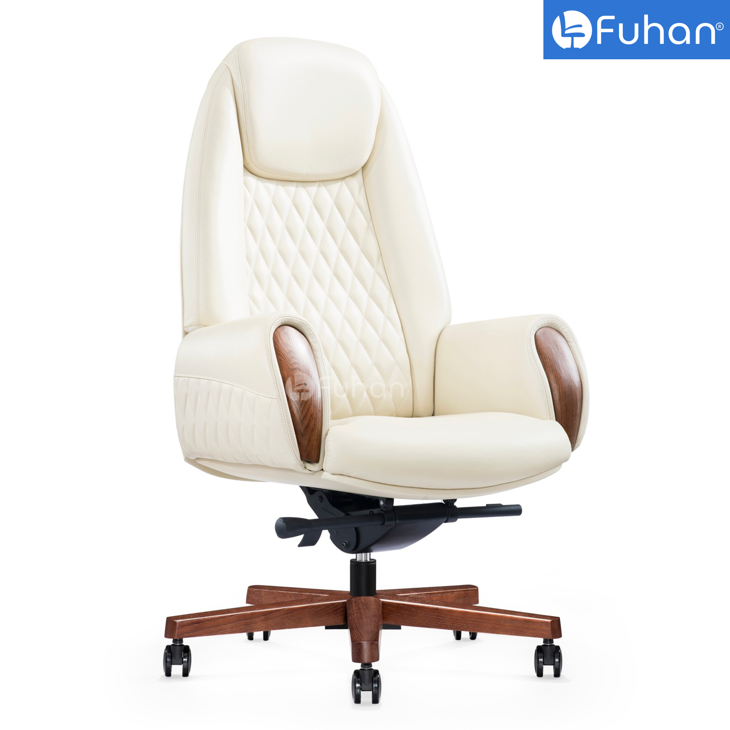 Ghế lãnh đạo da bò Italy Furic FC-F183