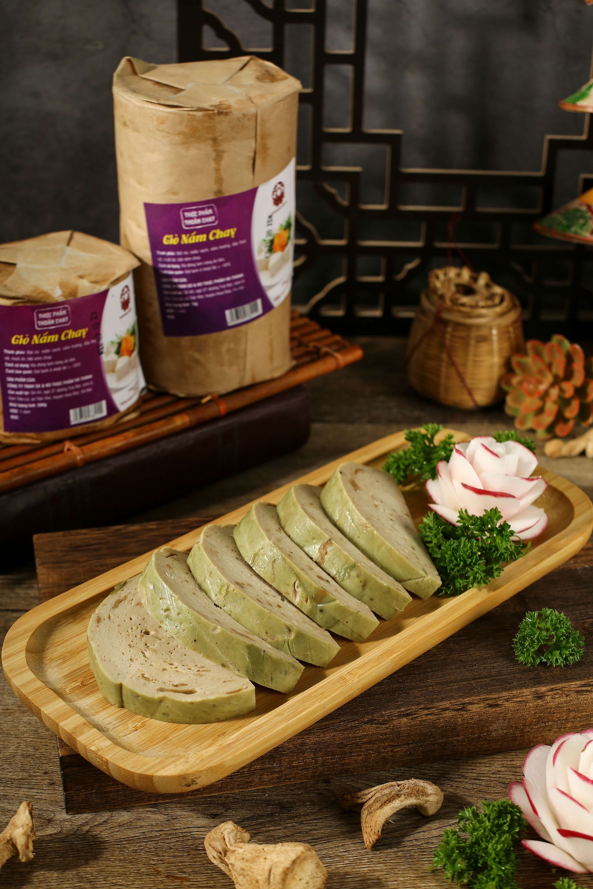 Giò Nấm Chay- Sản phẩm bán chạy số 1
