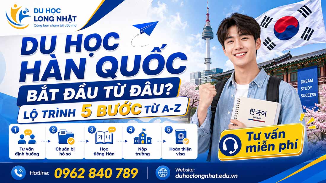 Du học Hàn Quốc bắt đầu từ đâu? Lộ trình 5 bước