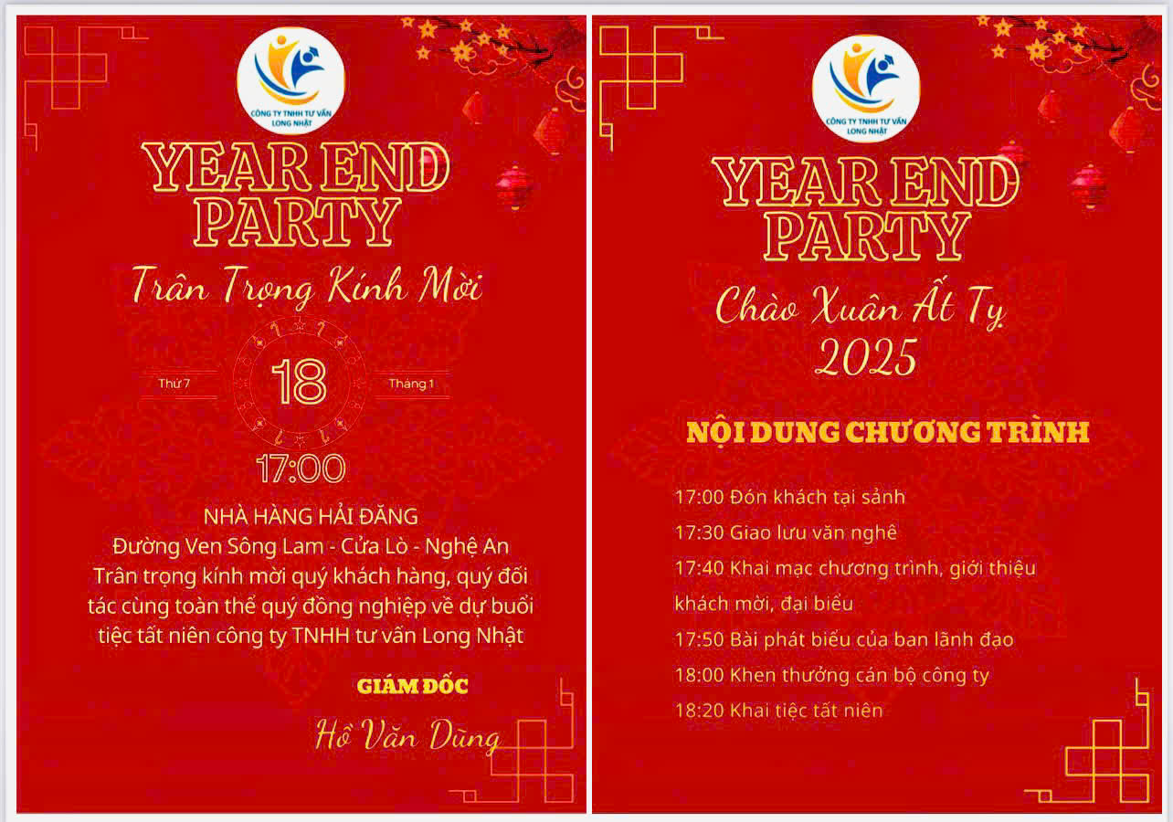 YEAR AND PARTY - DU HỌC VÀ XKLĐ LONG NHẬT