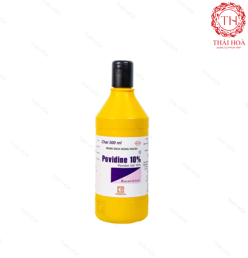 THUỐC TÍM SÁT KHUẨN POVIDINE 10% CHÍNH HÃNG – KHÁNG KHUẨN AN TOÀN CHO DA TRONG PHUN XĂM