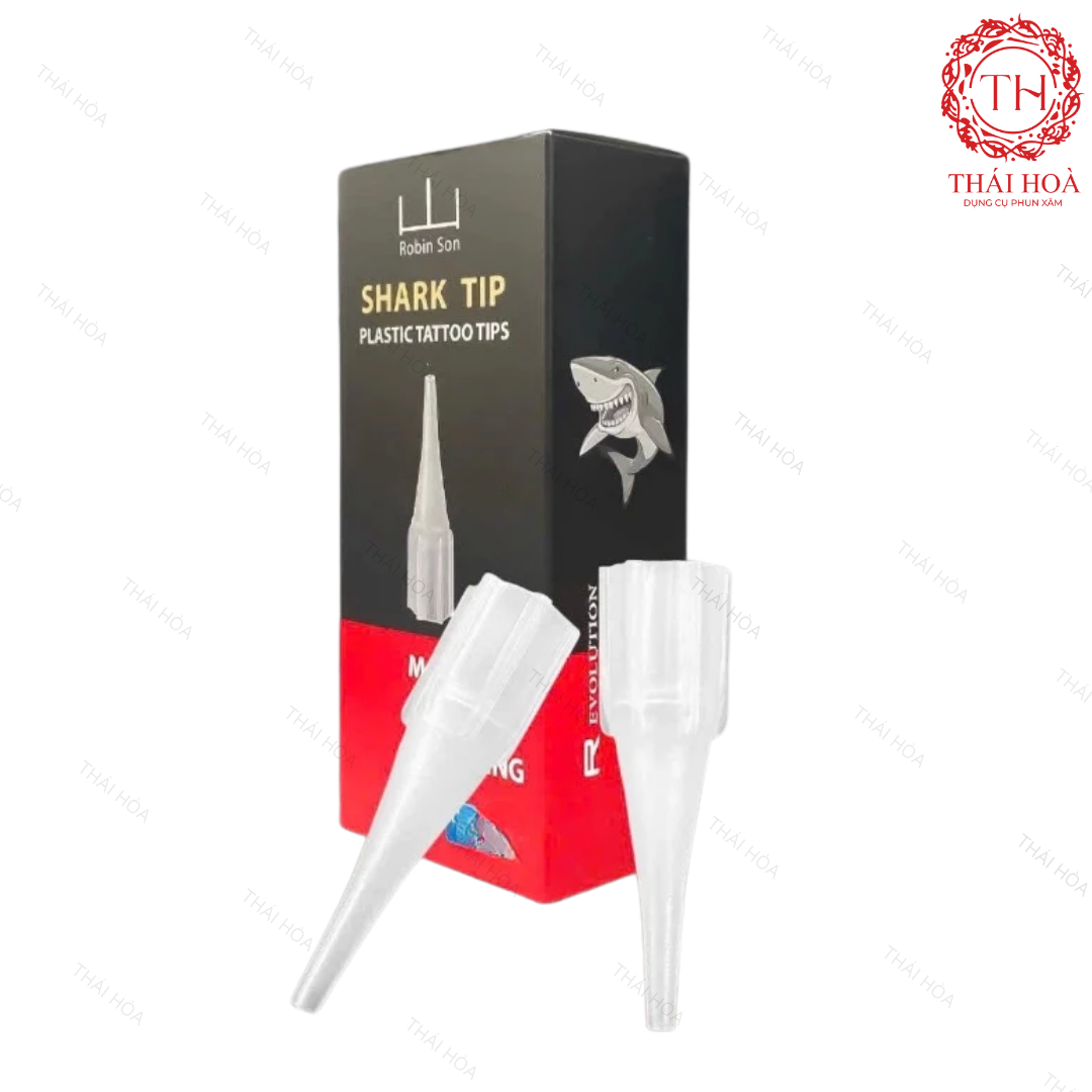 NGÒI THẦN THÁNH ĐA NĂNG ROBIN SON – SHARK TIP CHÍNH HÃNG – NGÒI PHUN XĂM CHUẨN XÁC, ÊM MƯỢT, ĐỀU MÀU