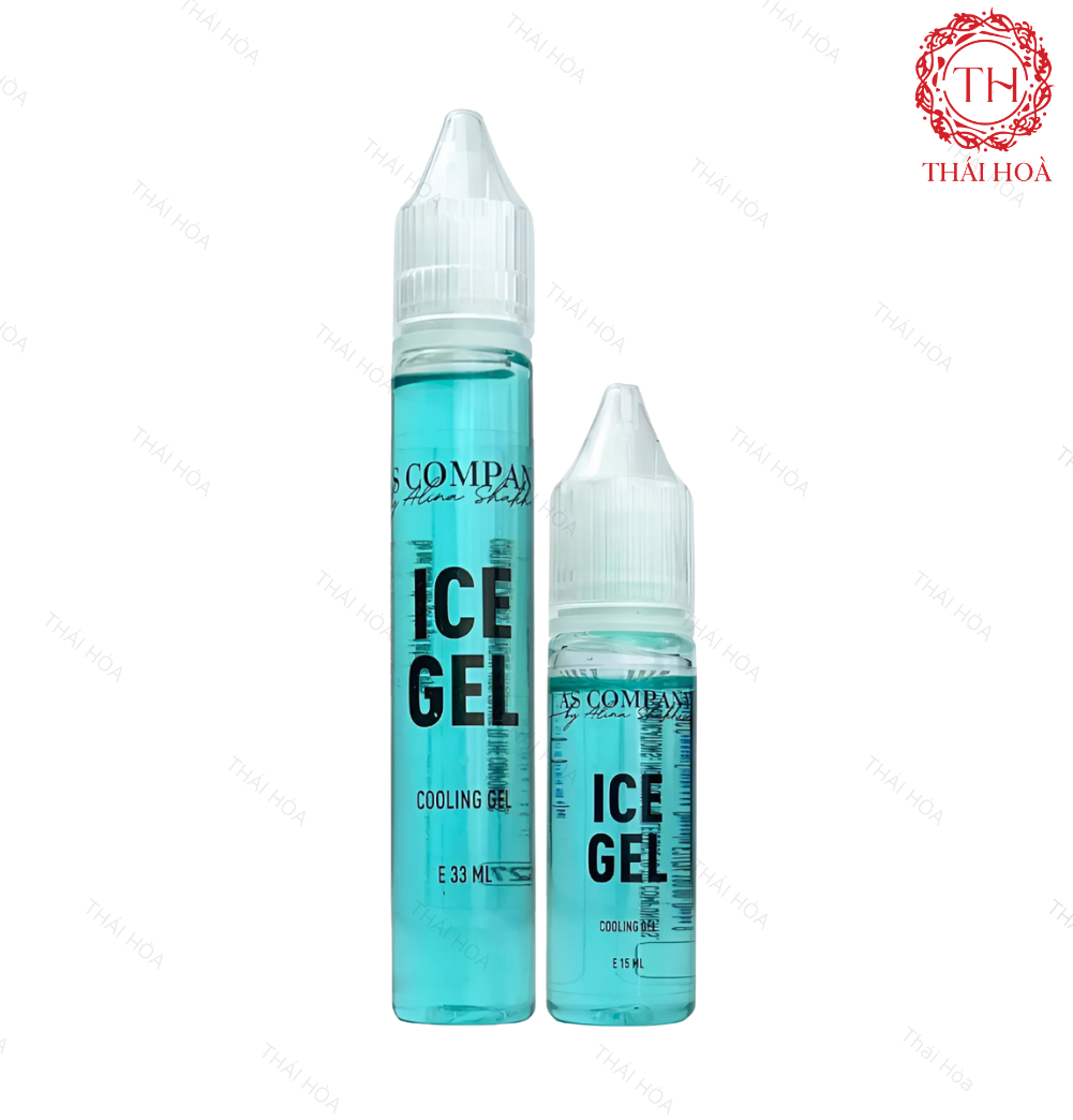 Tê Xanh Nga AS ICE GEL - Tê Trợ Phun Xăm Chính Hãng