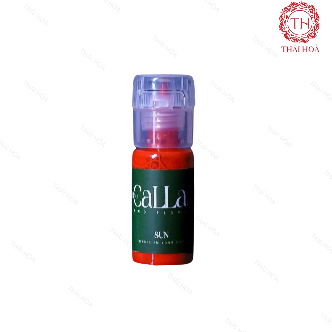 Mực Phun Xăm Cao Cấp Calla Ink - Đỏ Cam - Lên Màu Đẹp, An Toàn Tuyệt Đối
