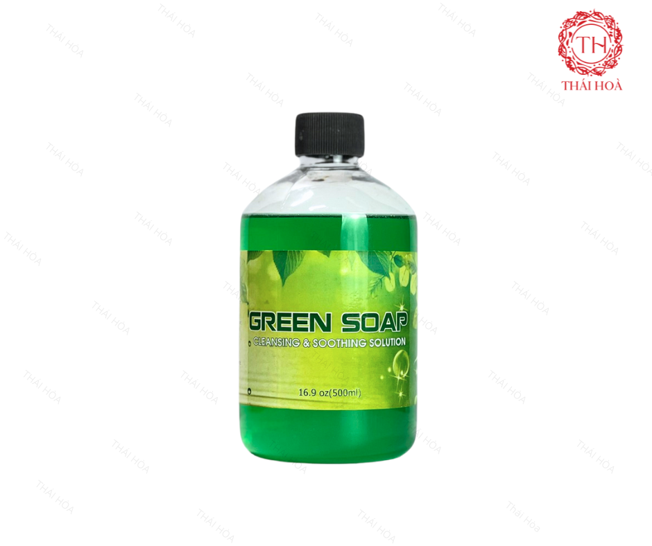 Dung Dịch Vệ Sinh Green Soap - Lau Da Tạo Bọt Sạch Sẽ