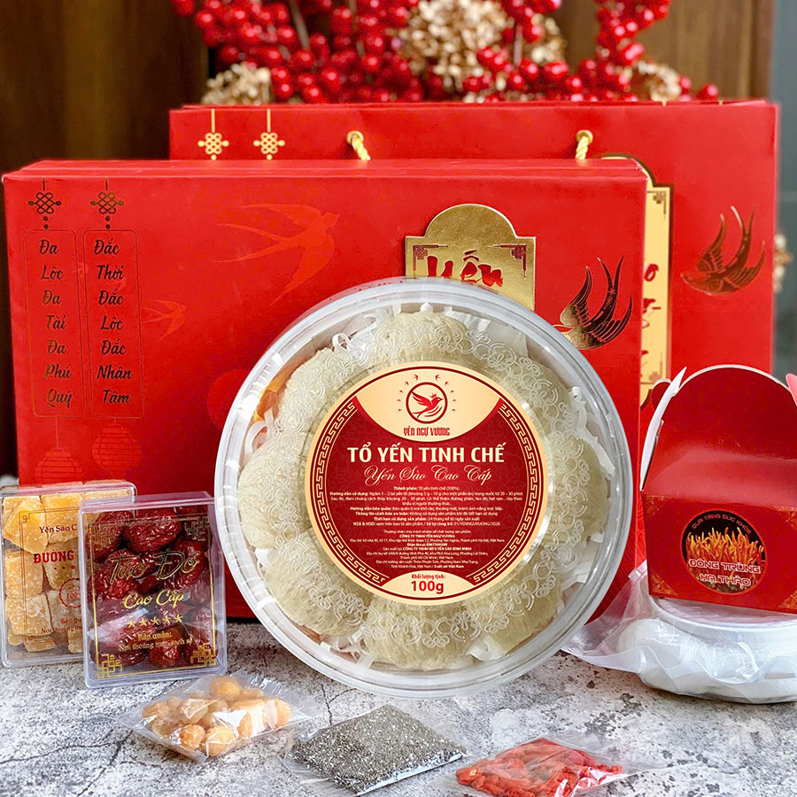 Tổ Yến Tinh Chế Yến Ngự Vương 100gram