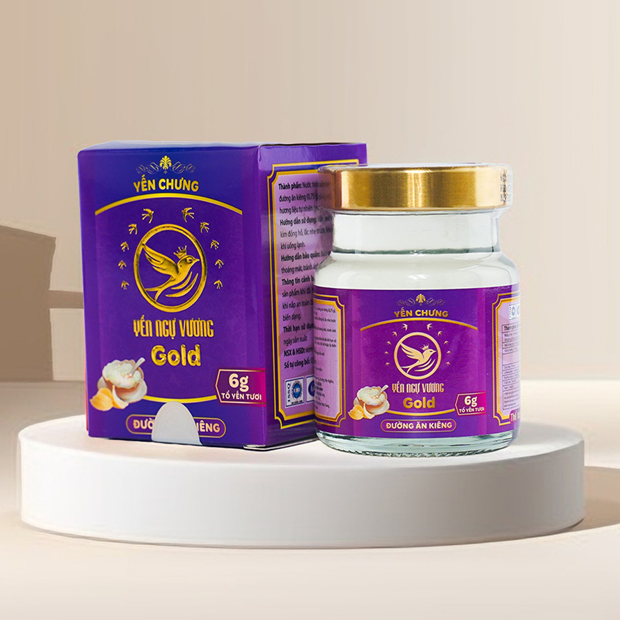 Yến Chưng Đường Ăn Kiêng Yến Ngự Vương Gold