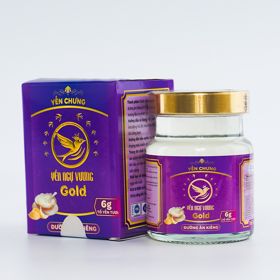 Yến Chưng Đường Ăn Kiêng Yến Ngự Vương Gold