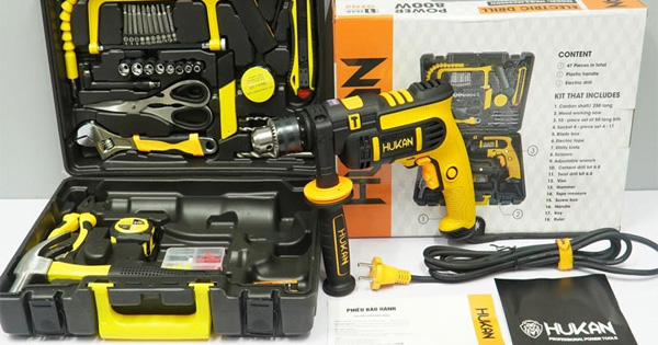 Máy khoan điện Hukan