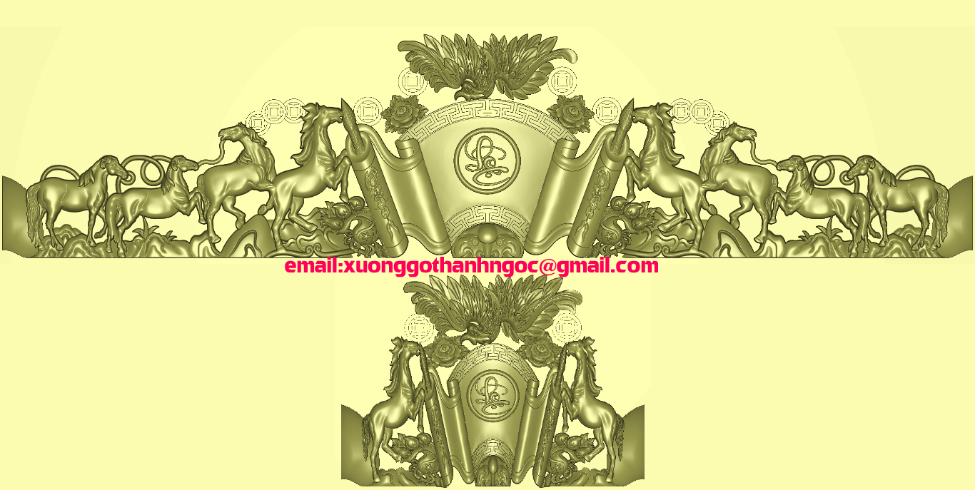 Mẫu chương ghế mã đáo thành công | Mẫu ghế ngựa CNC JDPaint