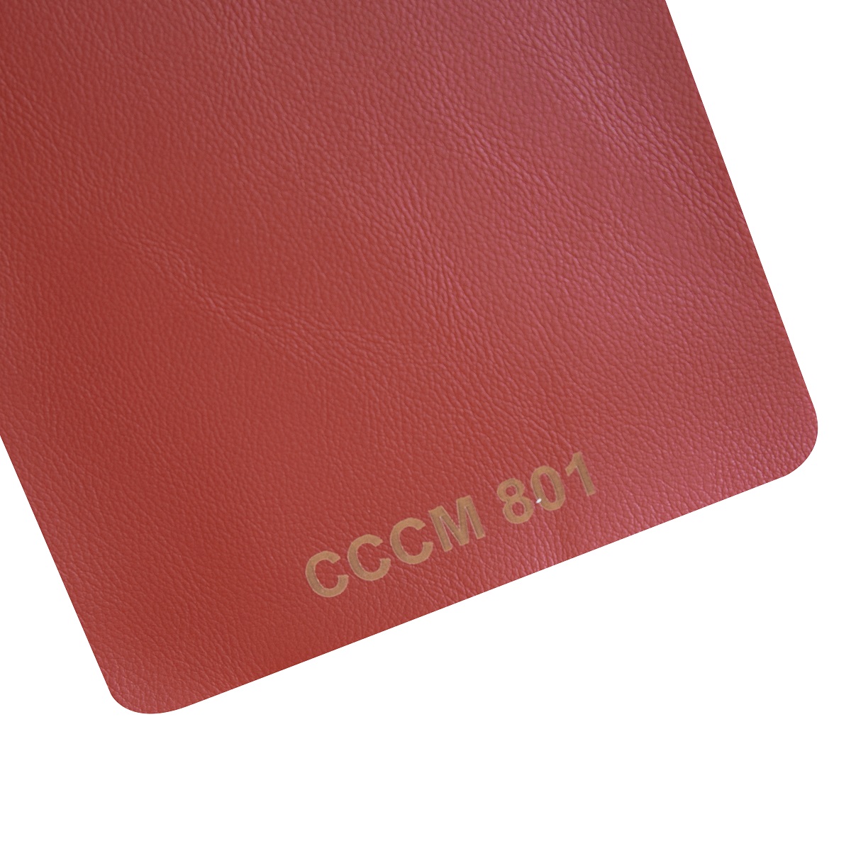 Giả da vân mịn chống cháy chống mực CCCM 801 đỏ