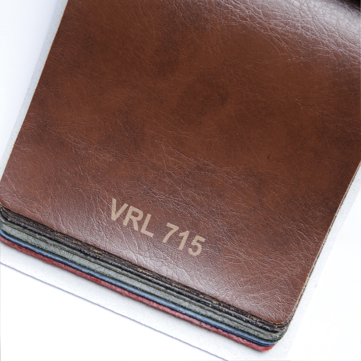 Giả da vân rạn hai màu lì VRL 715 café đen