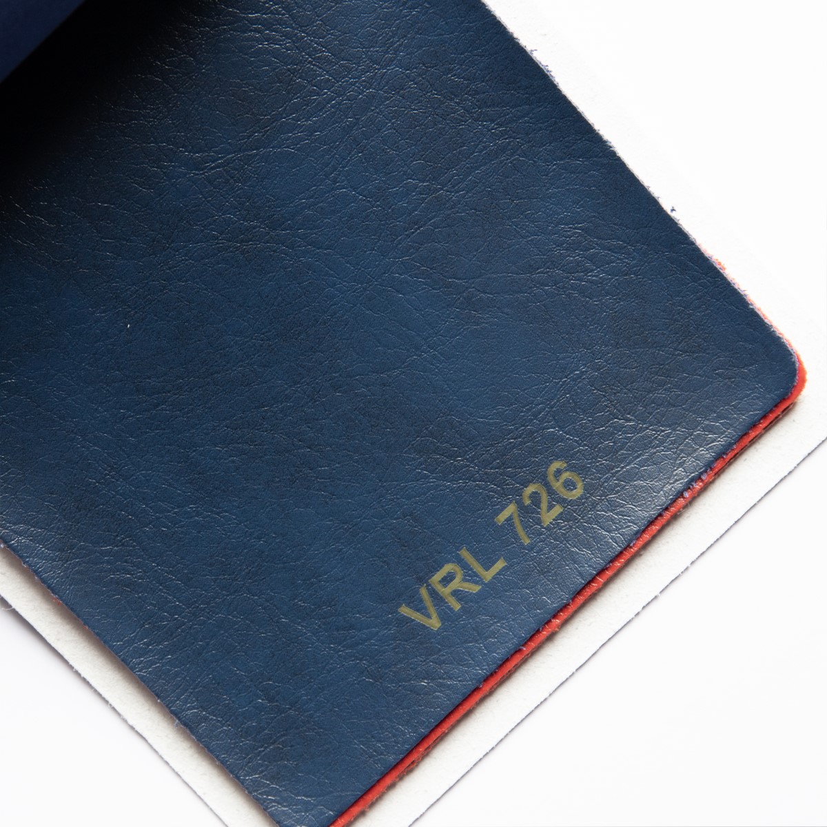 Giả da vân rạn hai màu lì VRL 726 xanh navy