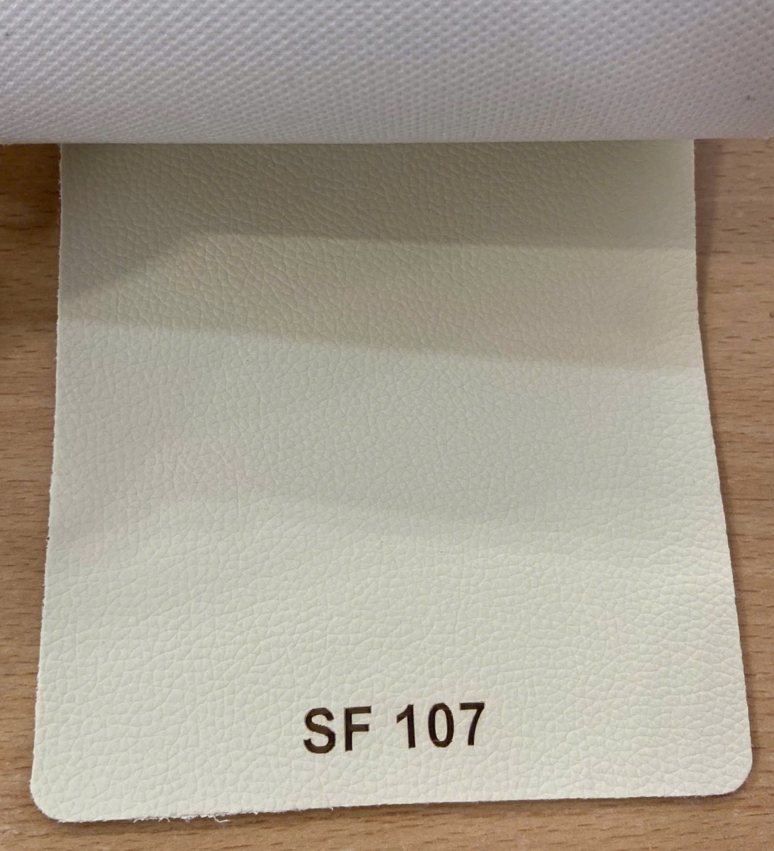 SF107 - 0.6 PVC vân vải 2221 be 12915#
