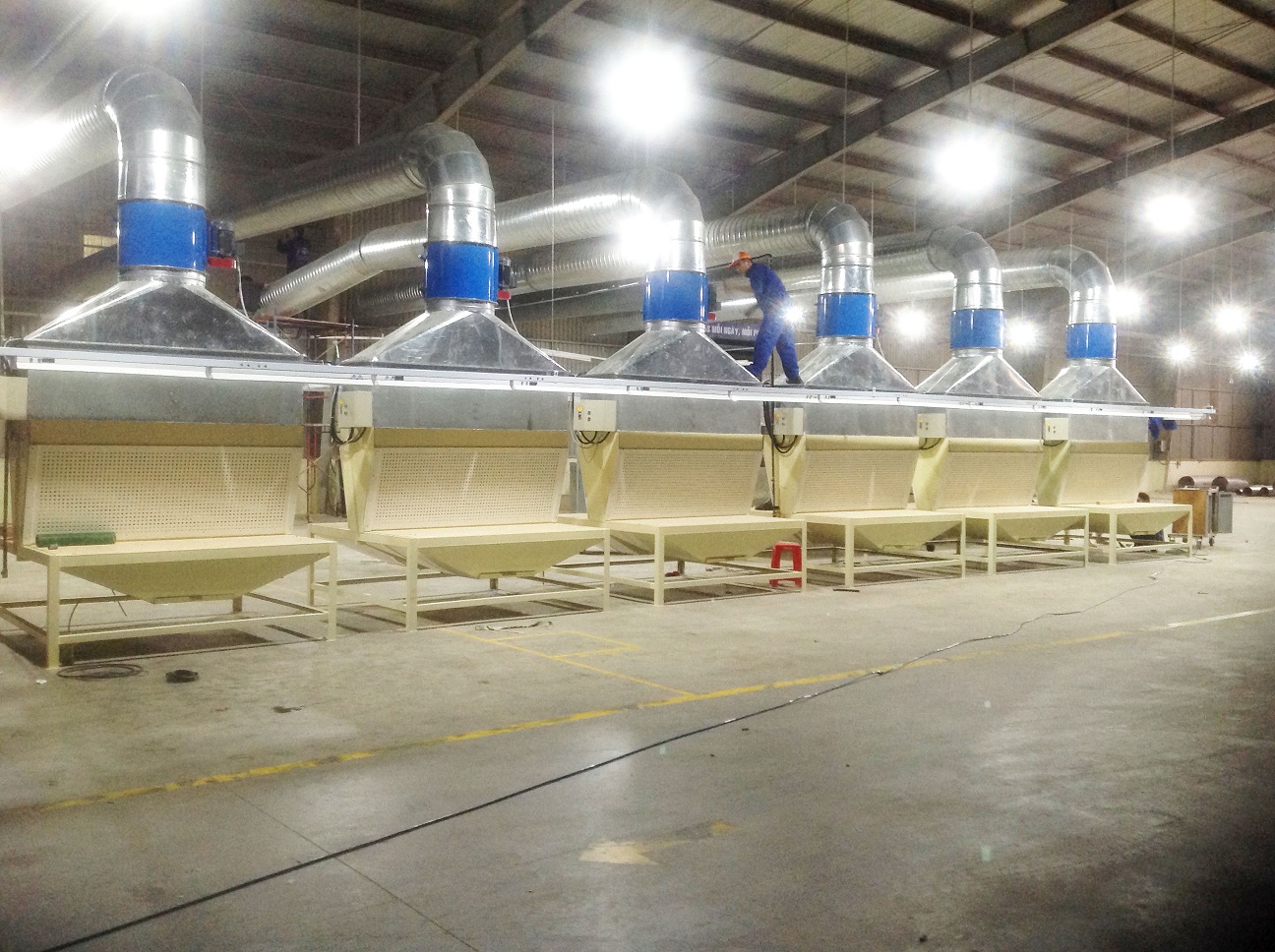 Hệ thống hút bụi nhà xưởng đạt chuẩn OSHA