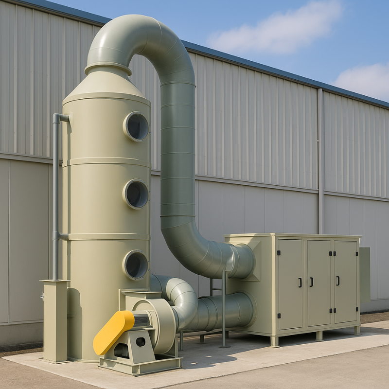 Thiết kế thi công hệ thống xử lý mùi cho nhà kho