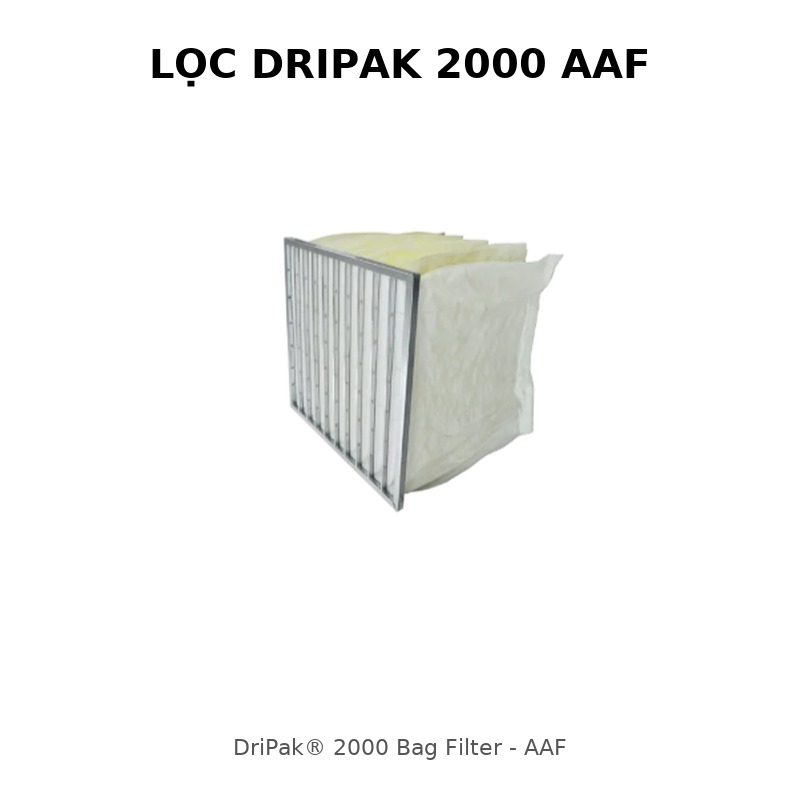 Tối ưu ΔP & chi phí năng lượng khi sử dụng Lọc DriPak 2000 AAF