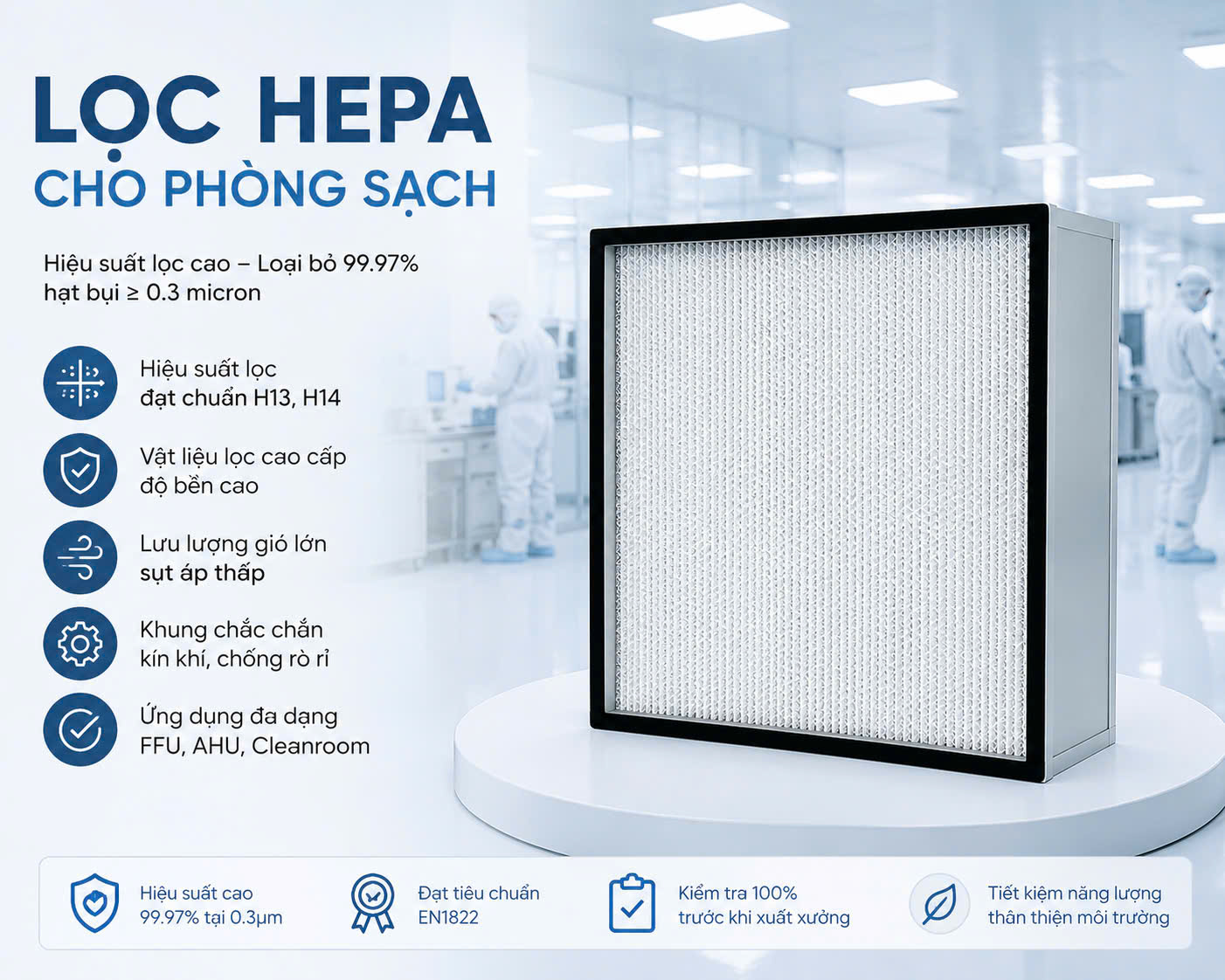 Lọc khí phòng sạch