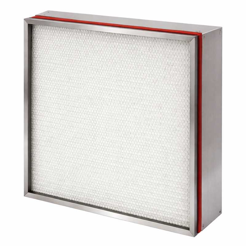 Lọc Hepa chịu nhiệt H13 khung inox 610x610x150mm