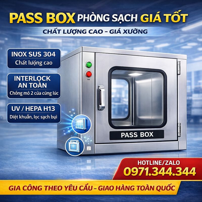 Nhà máy sản xuất passbox tại Việt Nam