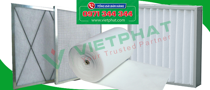 Tấm lọc khí hiệu suất cao dùng cho AHU