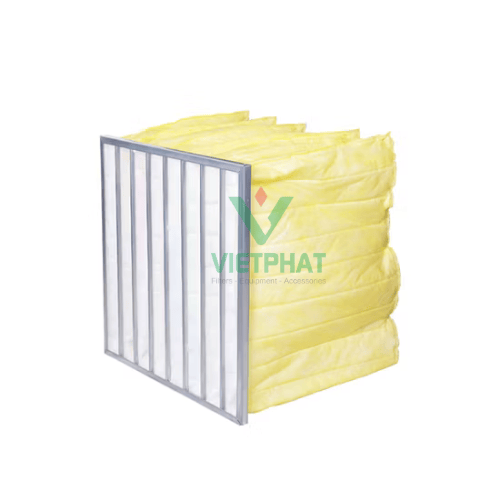 Túi lọc F8 dùng trong AHU nhà máy dược phẩm