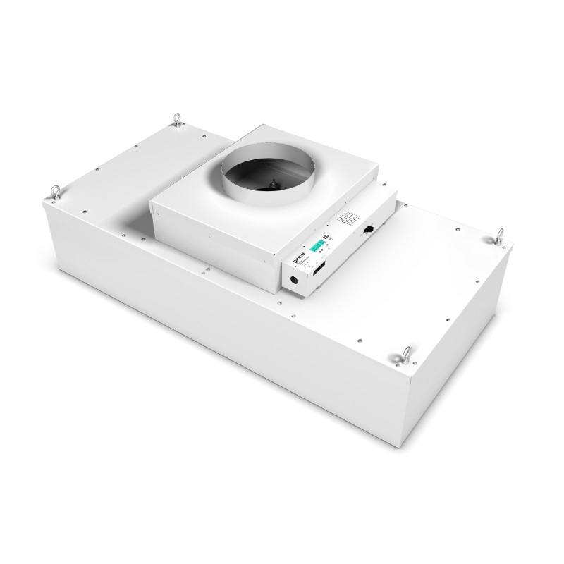 Thiết bị lọc tích hợp quạt thổi