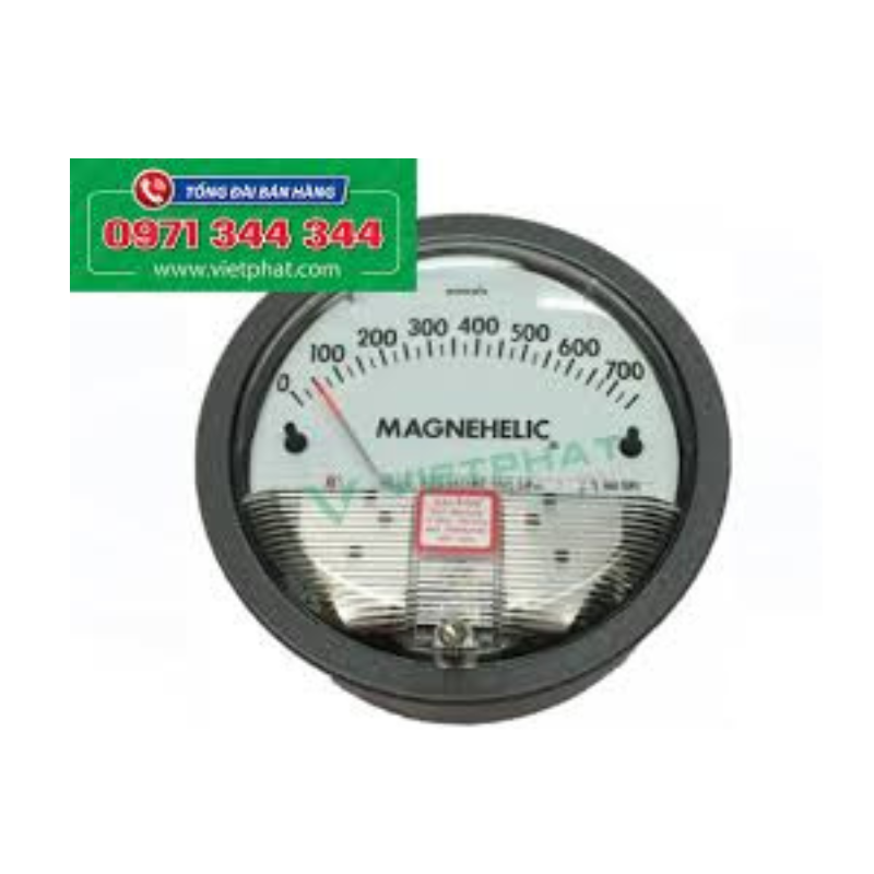 Đồng hồ chênh áp Magnehelic dễ lắp đặt và bảo trì trong nhà máy