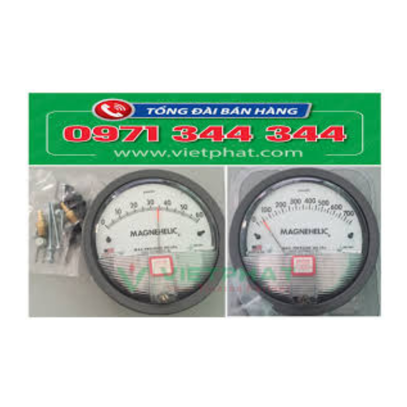Đồng hồ chênh áp Magnehelic đo áp suất chênh lệch chính xác
