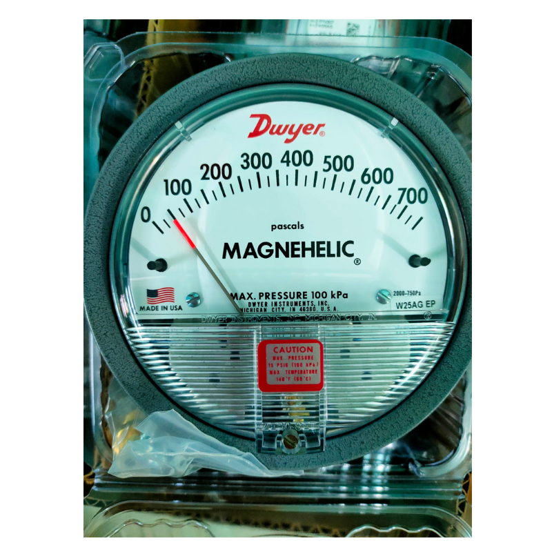 Đồng hồ chênh áp Magnehelic với độ chính xác cao và độ bền lâu dài