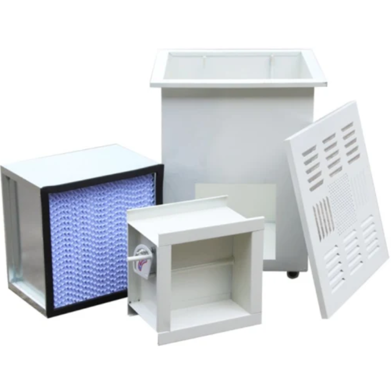 HEPA Box kèm miệng gió soi lỗ cho hệ thống lọc không khí