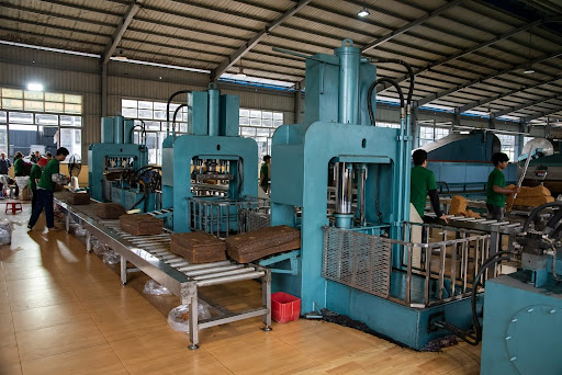 Hệ thống hút bụi nhà xưởng chế biến cao su