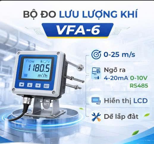 Bộ đo lưu lượng khí VFA-6