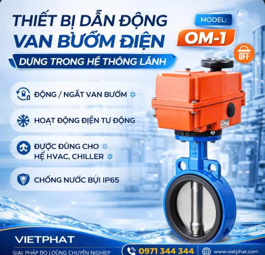 Thiết bị dẫn động van bướm điện OM-1