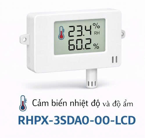 Cảm biến nhiệt độ và độ ẩm RHPX-3SDA0-00-LCD