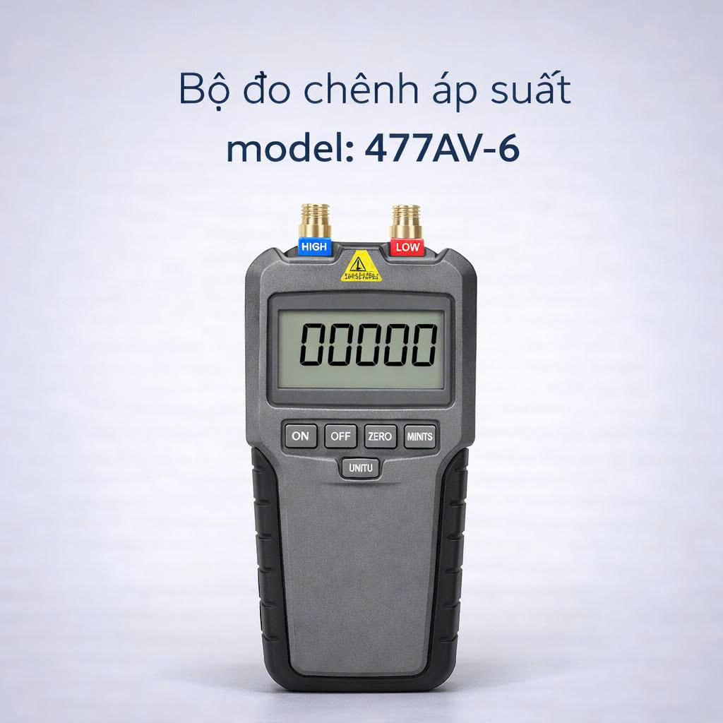 Bộ đo chênh áp suất 477AV-6