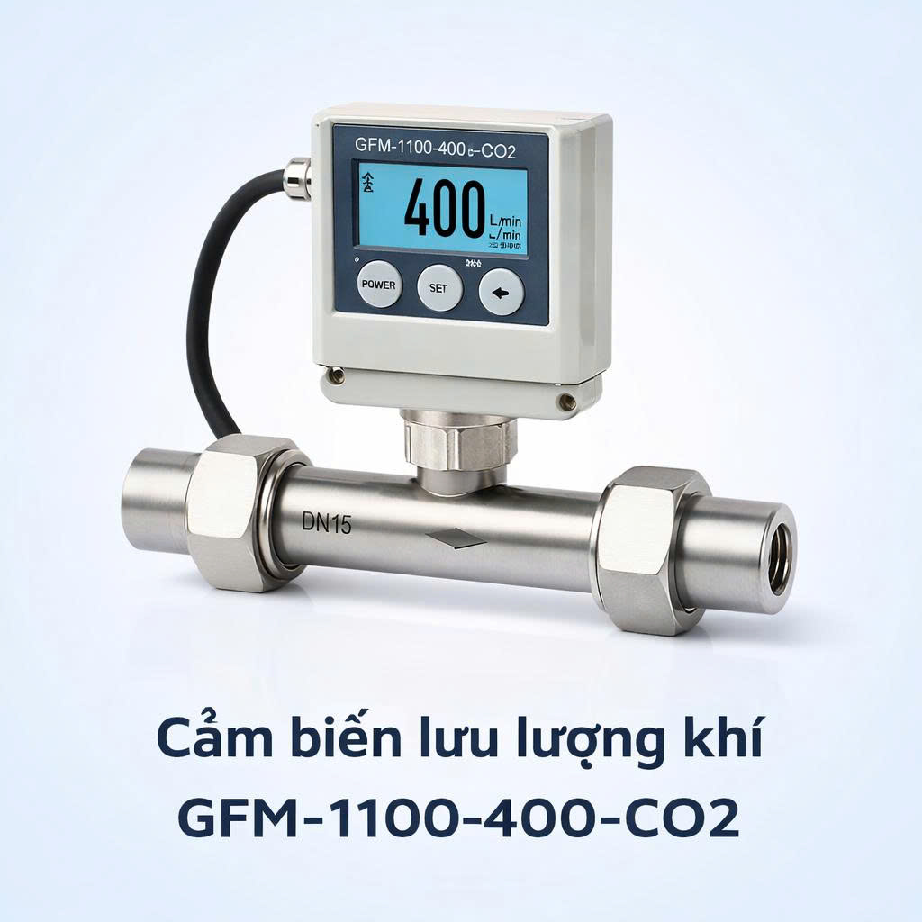 Cảm biến lưu lượng khí GFM-1100-400-CO2