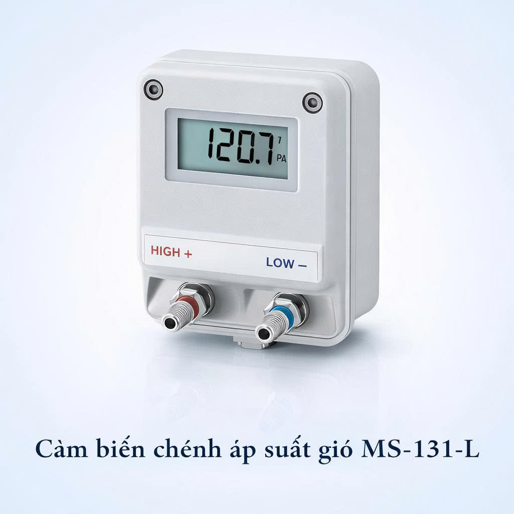 Cảm biến chênh áp suất gió MS-131-LCD