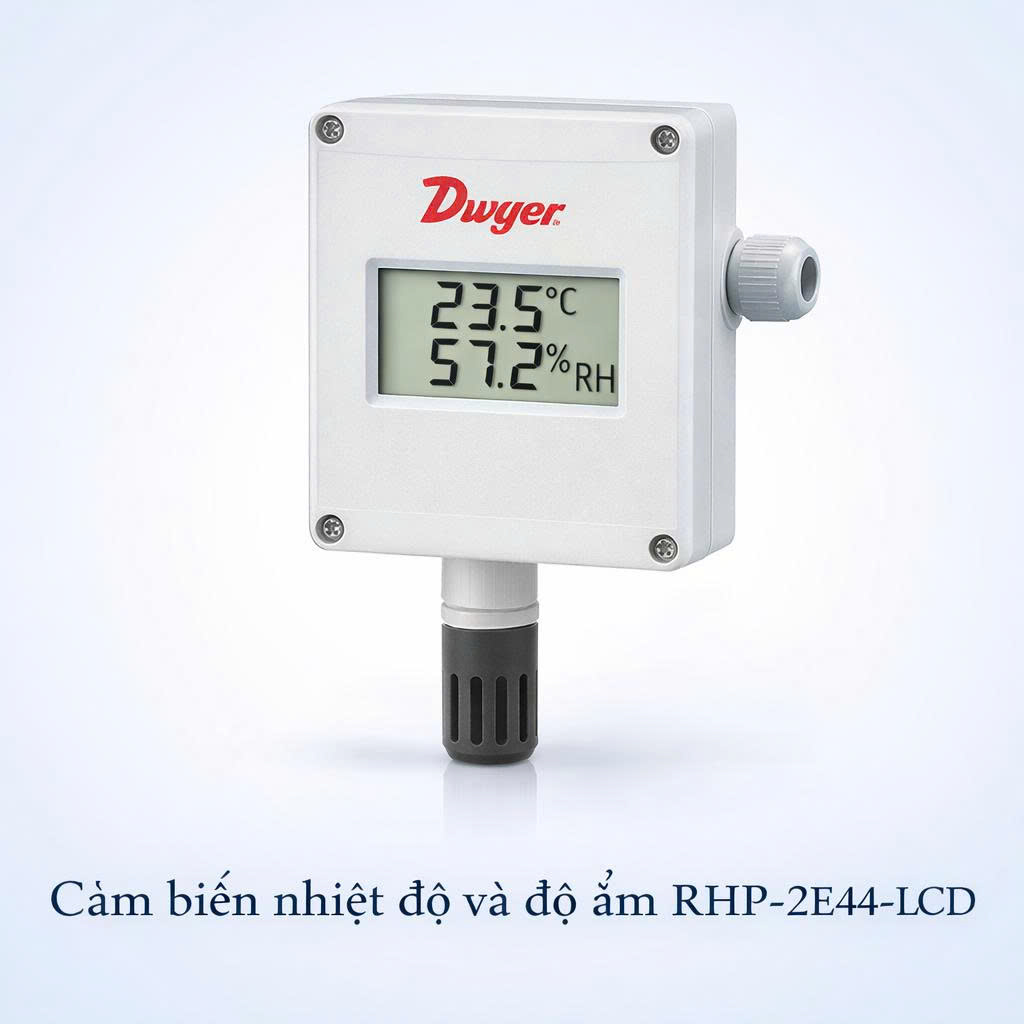 Cảm biến nhiệt độ và độ ẩm RHP-2E44-LCD