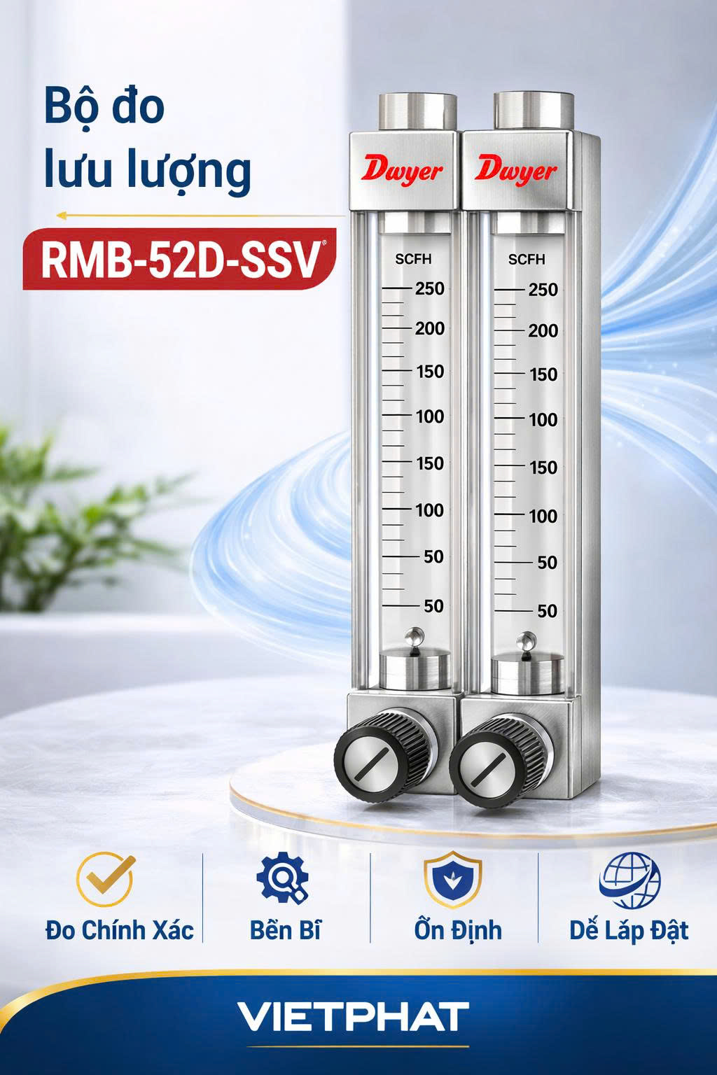 Bộ đo lưu lượng RMB-52D-SSV