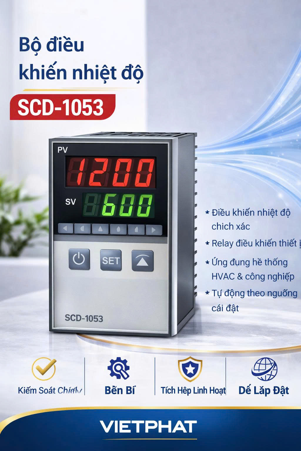 Bộ điều khiển nhiệt độ SCD-1053