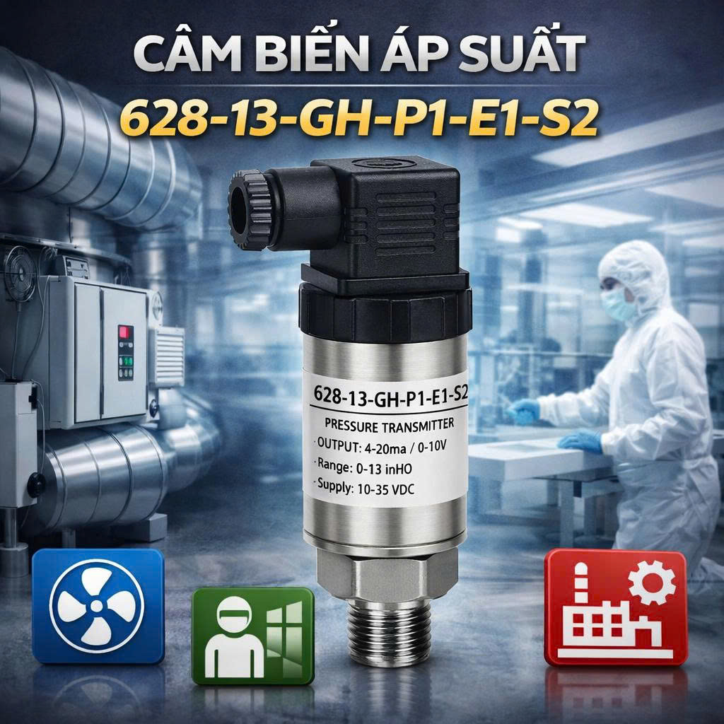 Cảm biến áp suất 628-13-GH-P1-E1-S2