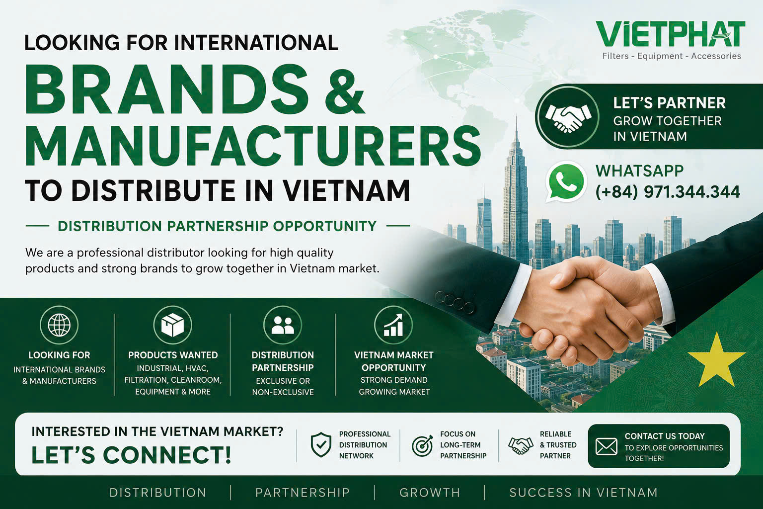 Vietnam Import and Distribution Partner | VIETPHAT B2B Partner