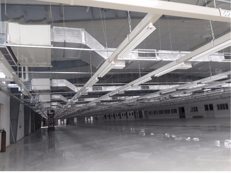 Hệ thống thông gió nhà xưởng đạt tiêu chuẩn Mỹ