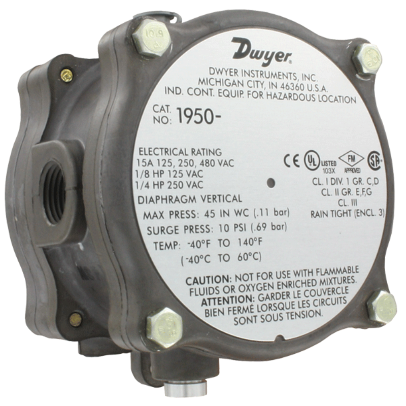 SERIES 1950 – CÔNG TẮC ÁP SUẤT(PRESSURE SWITCHES)